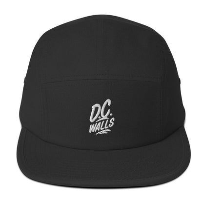 DC Walls Five Panel Cap featuring DC WALLS artwork — product view.
