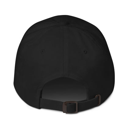 DC Dad Cap featuring Kelly Towles Washington, DC artwork — alternate product view.