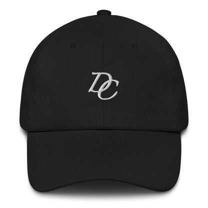 DC Dad Cap featuring Kelly Towles Washington, DC artwork — product view.