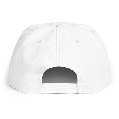 White DC Surf Cap, back view.