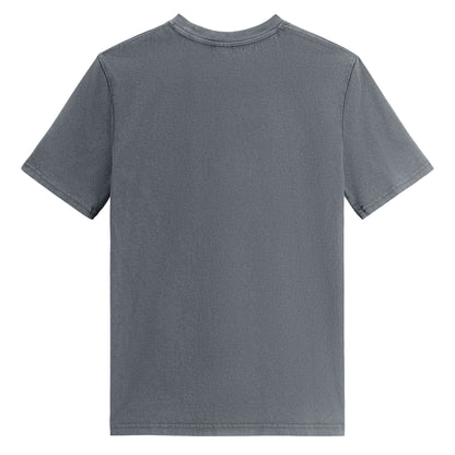 DC Baller Vintage Tee in anthracite, back view.