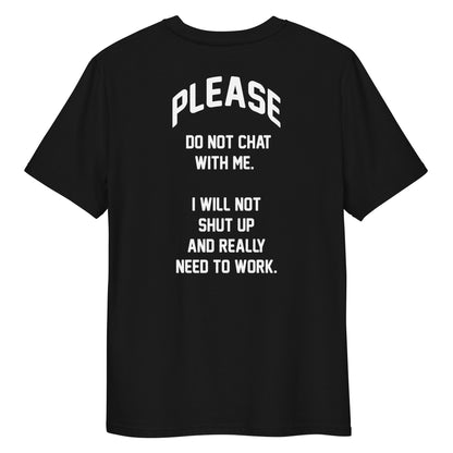 Work Wear Tee in black — back view